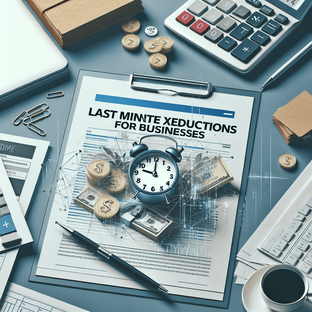 Deducciones Fiscales de Última Hora para Empresas